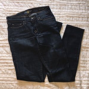 Lucky Brand Dark Blue Sofia Skinny Jeans